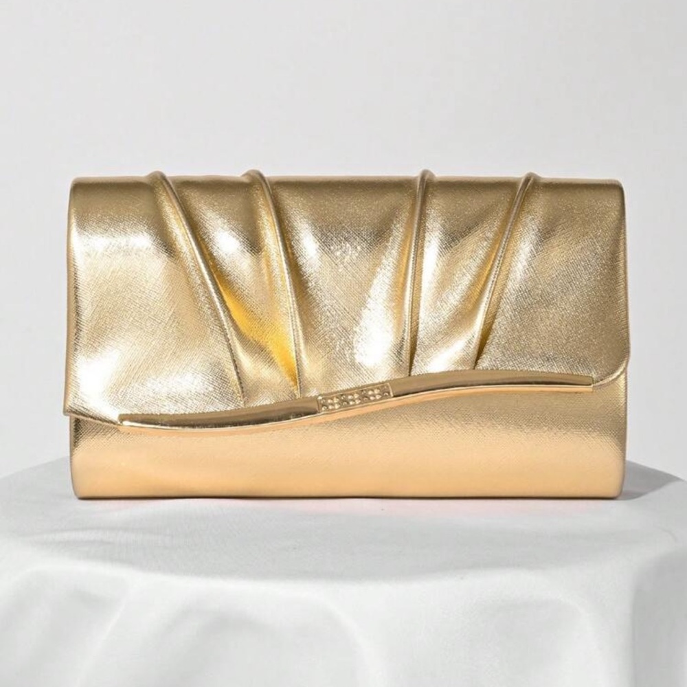 Elegant Gold Clutch Bag